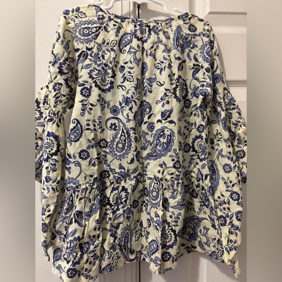 Jak & Peppar by mustard Pie blue boho peasant tunic in size 7 NWT - Picture 4 of 10